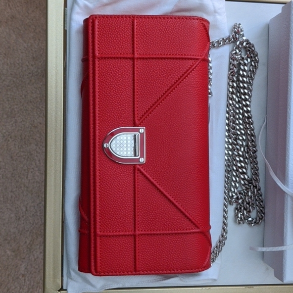 Vintage Dior Diorama Wallet on Chain - Picture 3 of 14